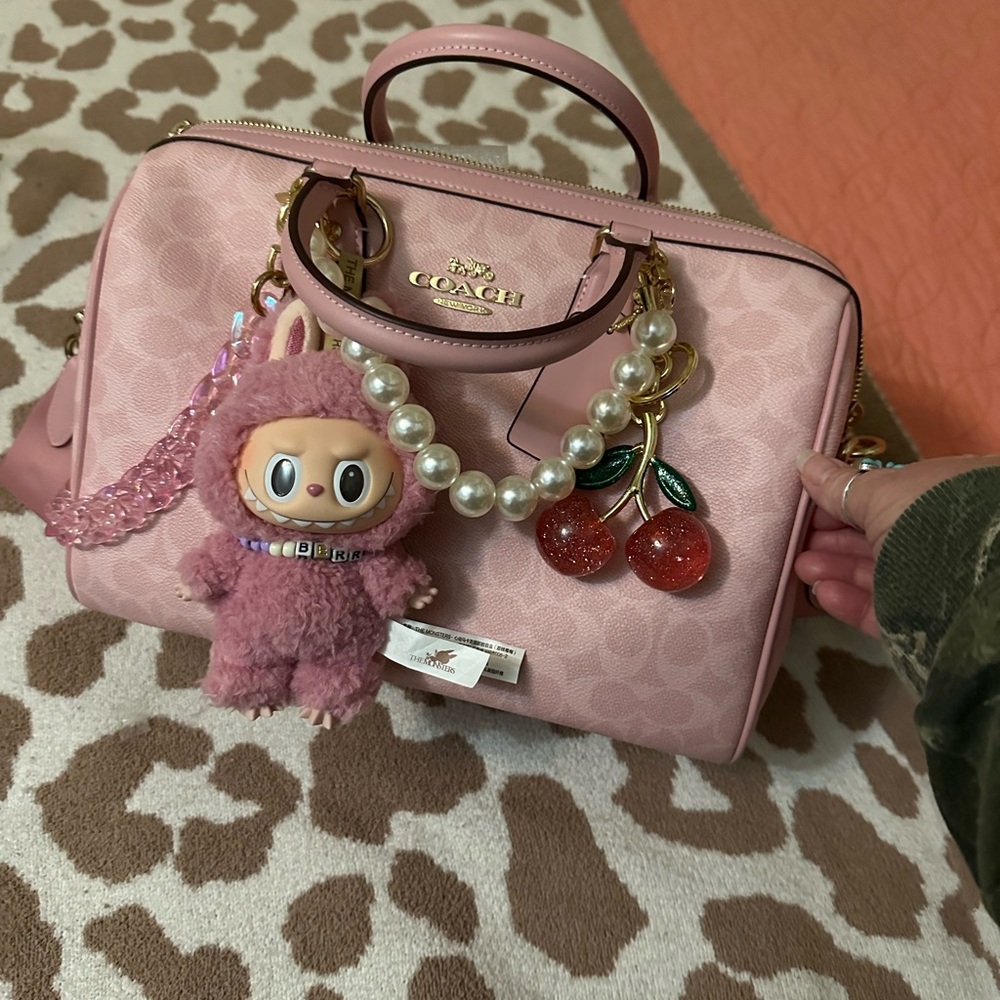 Coach Light Pink large Rowan Bag accessories not included!